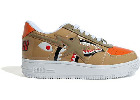 Sneakers och skor BAPE Bape Sta Low "Mad Shark Tan Orange" Beige | 1H30191005 002, 0