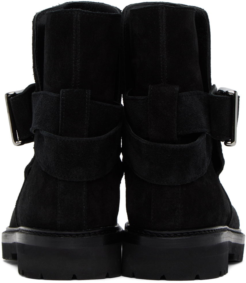 Kläder Manolo Blahnik Manolo Blahnik Hather Suede Ankle Boots Svart | 323-2540-0002, 1