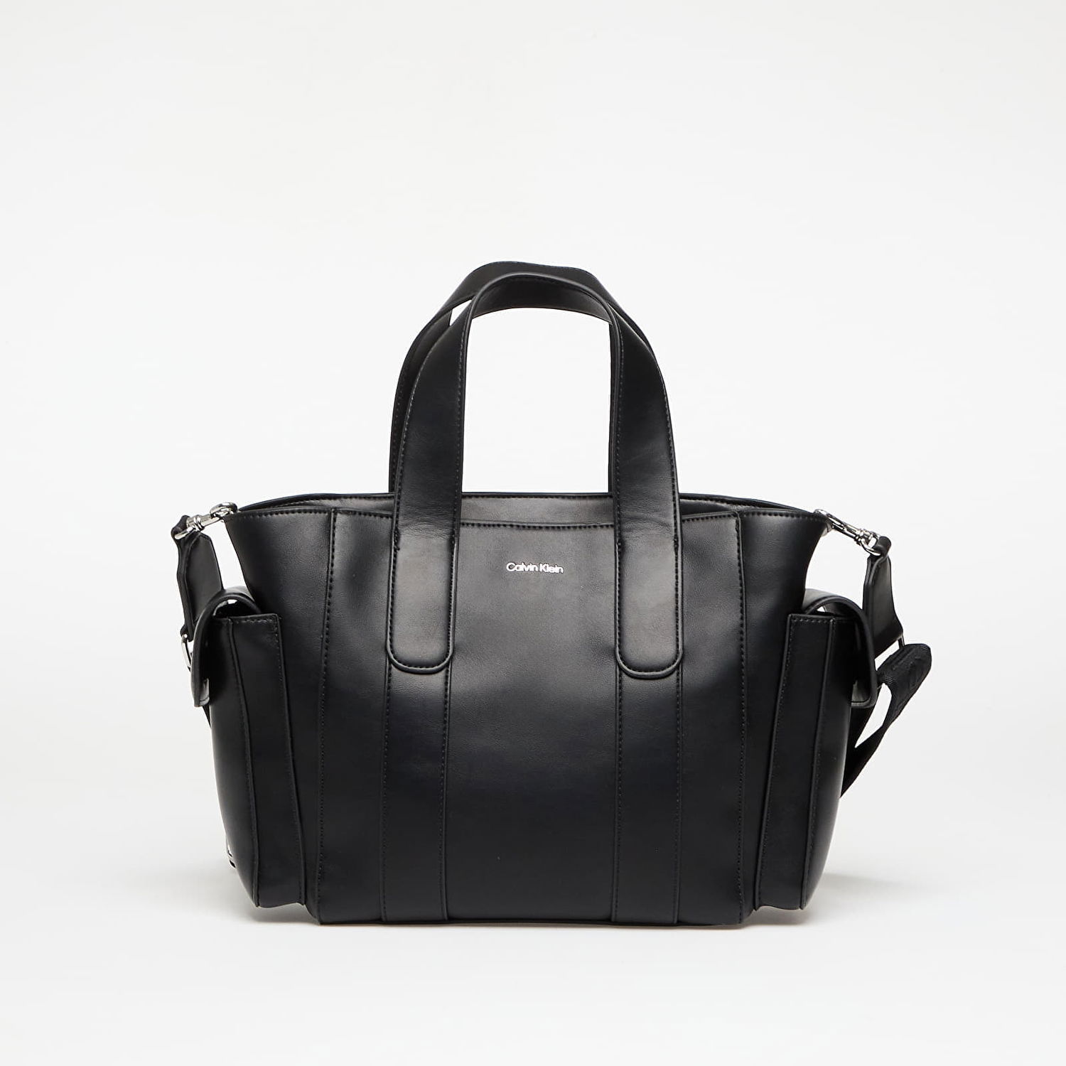 Tygpåse CALVIN KLEIN Calvin Klein Webbing Strap Small Tote Svart | LV04F3290G 2QP, 0
