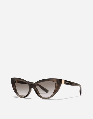 Solglasögon Dolce & Gabbana Dolce & Gabbana DG Hinge Cat-Eye Sunglasses Grå | VG4497VP93B9V000, 2
