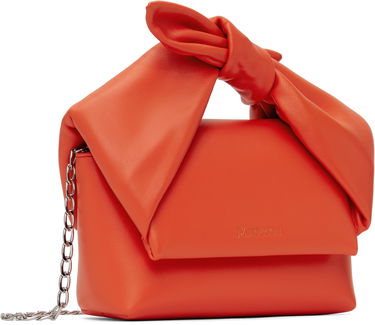 Axelväska JW Anderson JW Anderson Small Bow Twister Top Handle Bag Orange | HB0699-LA0355, 1
