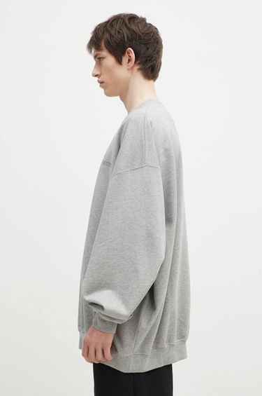Sweatshirt VETEMENTS Embroidered Logo Oversized Sweatshirt Grå | UA66CW640G, 1