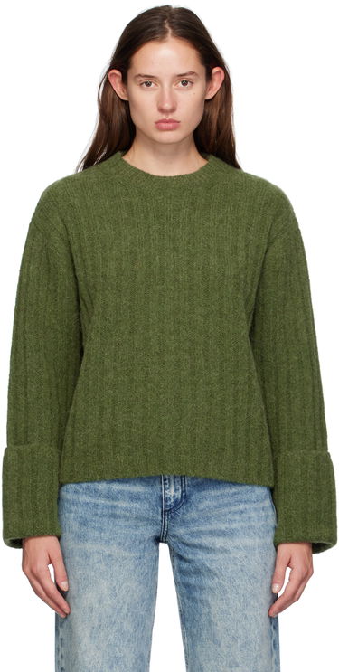 Sweater rag & bone Rag & Bone Stassi Crewneck Sweater Grön | WAS24F066ON66, 0