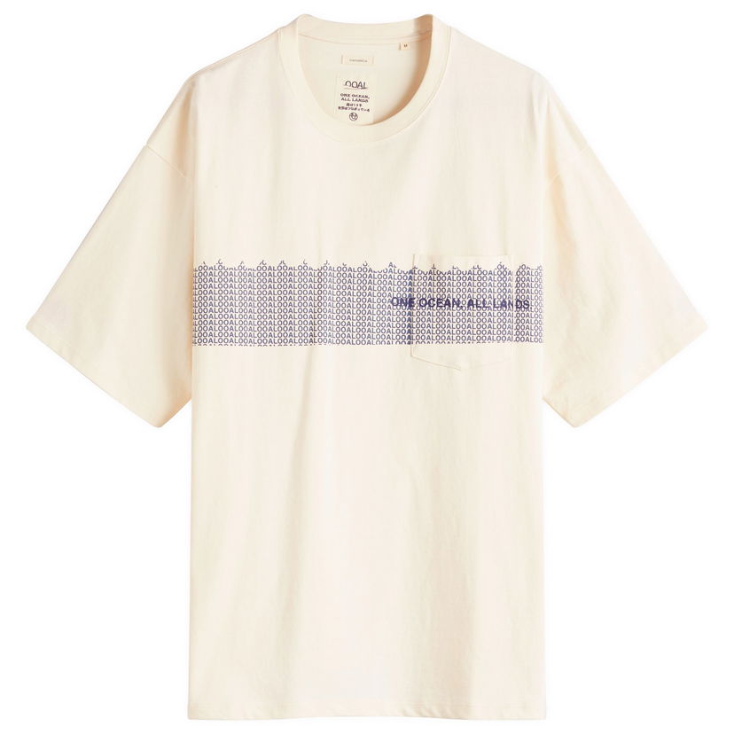 T-shirt NANAMICA OOAL Graphic Pocket T-Shirt, Size Large Beige | S25SI021E-IV