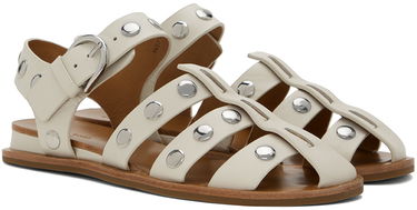Kläder rag & bone rag & bone Beau Fisherman Sandals Vit | WFF24PF041LE41, 3