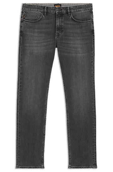 Jeans BOSS Delaware Slim-Fit Comfort-Stretch Jeans Grå | 50544635