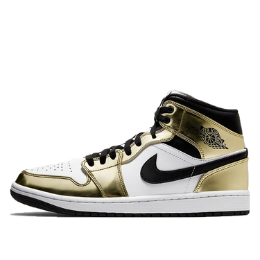 Sneakers och skor Jordan Air Jordan 1 Mid "White Metallic Gold" Metallisk | DC1419-700, 4