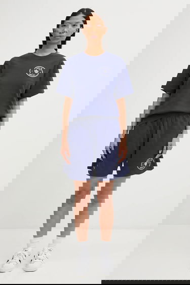 T-shirt Sporty & Rich Cotton T-Shirt with Print Kennedy Crest Mörkblå | TO04360666BL106, 8