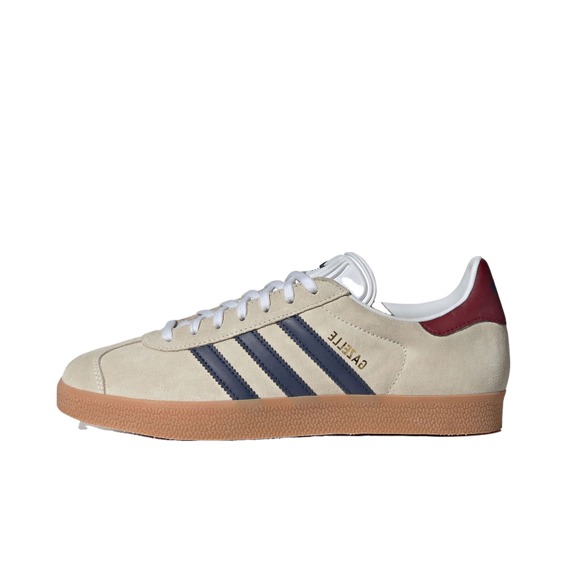 Sneakers och skor adidas Originals Gazelle "Beige Dark Blue Collegiate Burgundy" Beige | IE0546