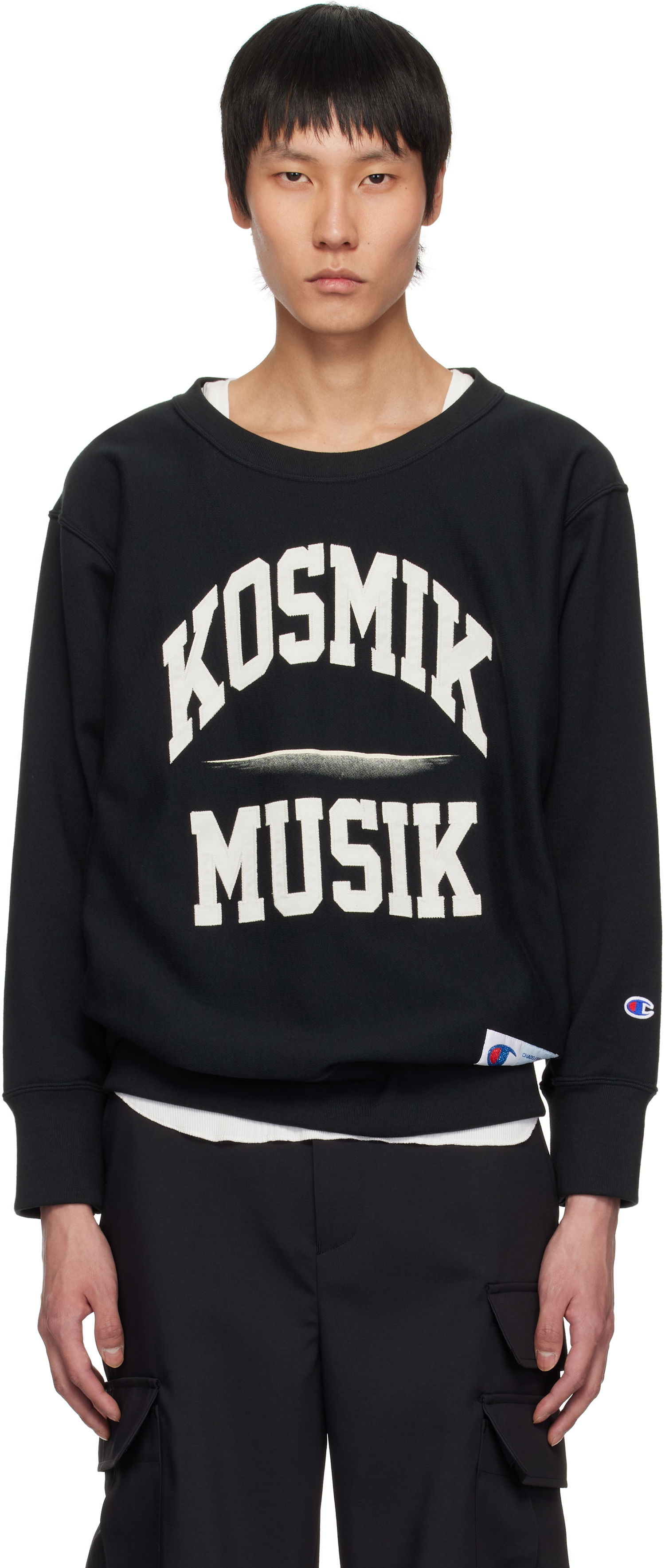 Sweatshirt UNDERCOVER Champion Edition Kosmik Musik Sweatshirt Svart | UC1E4809-2, 0