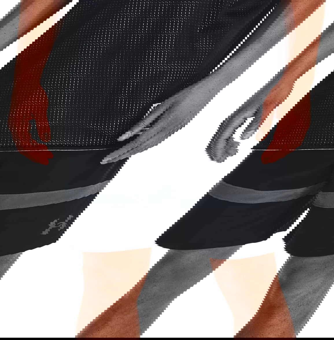 Shorts Under Armour Baseline Woven II Shorts Svart | 1377309-001, 0