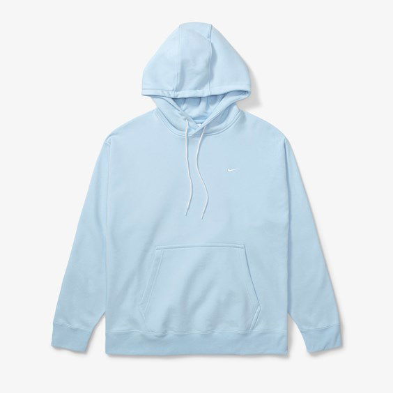 Sweatshirt Nike Solo Swoosh Fleece Hoodie Blå | CV0552-441, 0