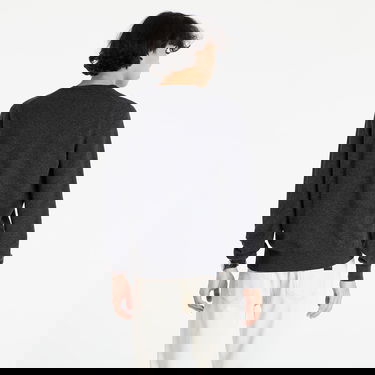 Sweater Comme des Garçons PLAY Pullover Knit Svart | AZN078 Dark Grey Heather, 3