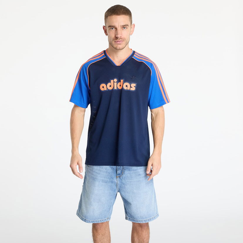 Jersey adidas Originals adidas Jersey T-Shirt Mörkblå | JD0812