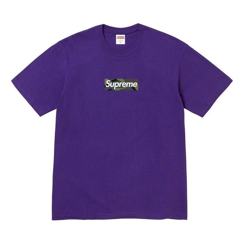 T-shirt Supreme Box Logo Graphic Tee Purpur | SUP-FW23-245