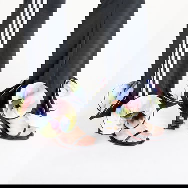 Träningsbyxor adidas Performance Jeremy Scott Pride Fashion Flare Track Pants Svart | JW0827, 2