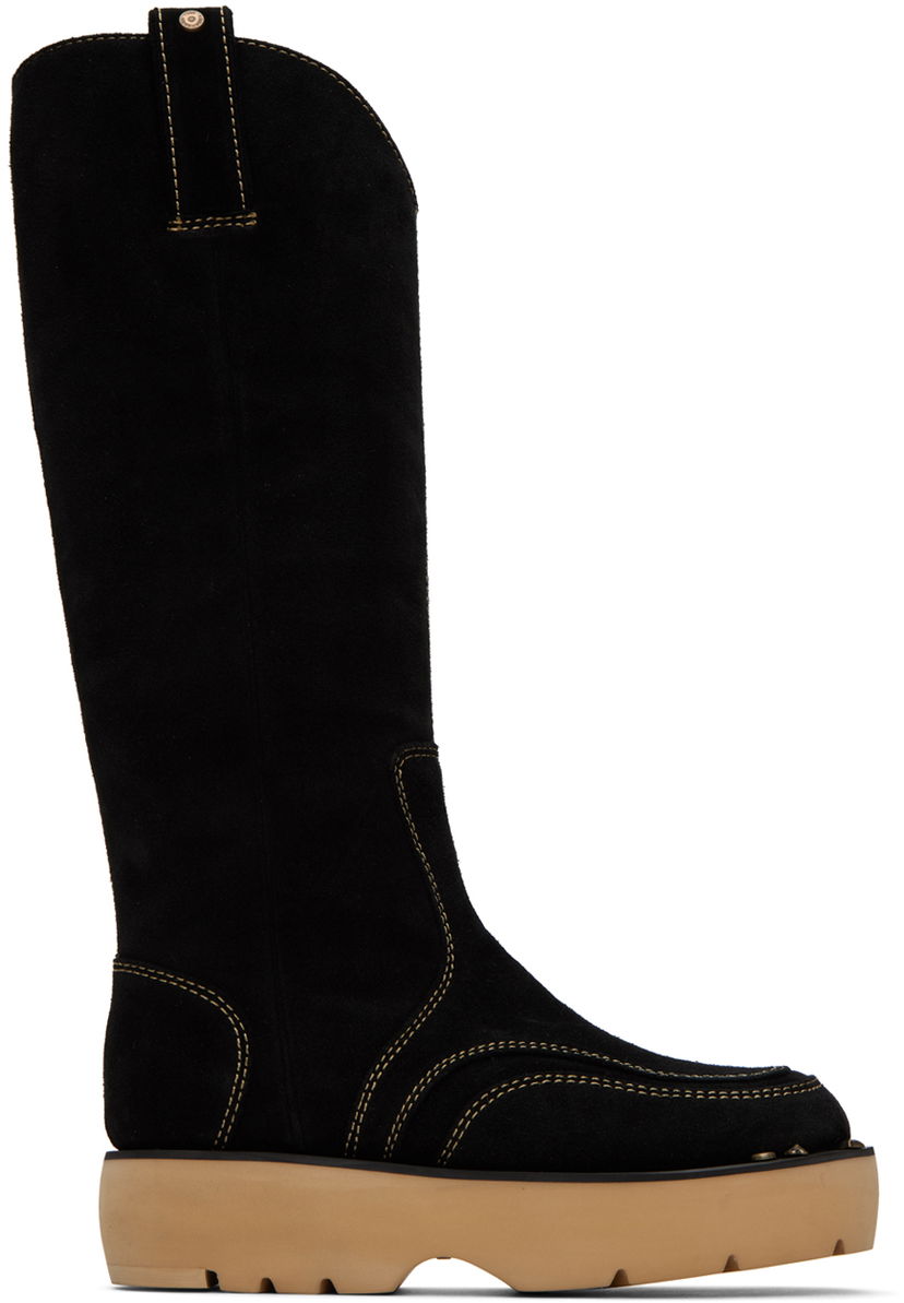 Sneakers och skor Andersson Bell Andersson Bell Cantori Suede Knee-High Boots Svart | aaa319w