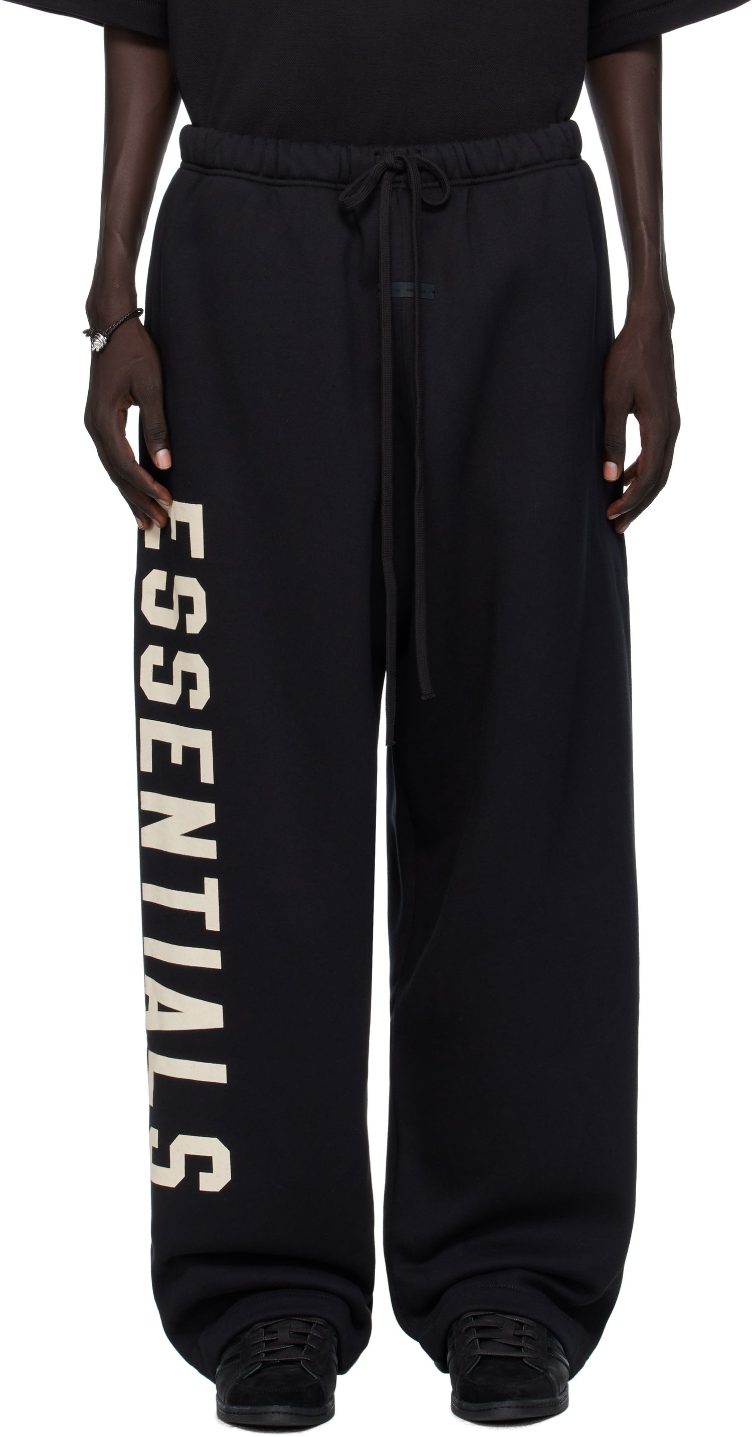 Träningsbyxor Fear of God ESSENTIALS Lounge Fleece Sweatpants Svart | 130SP254320F, 0
