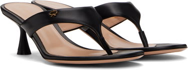 Sneakers och skor Gianvito Rossi Gianvito Rossi Ascent Thong 55 Heeled Sandals Svart | G10057-55LAC-NAP, 3