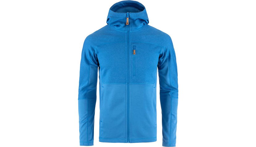 Sweatshirt FJÄLLRÄVEN Abisko Trail Fleece Hooded Jacket Blå | F82257-525