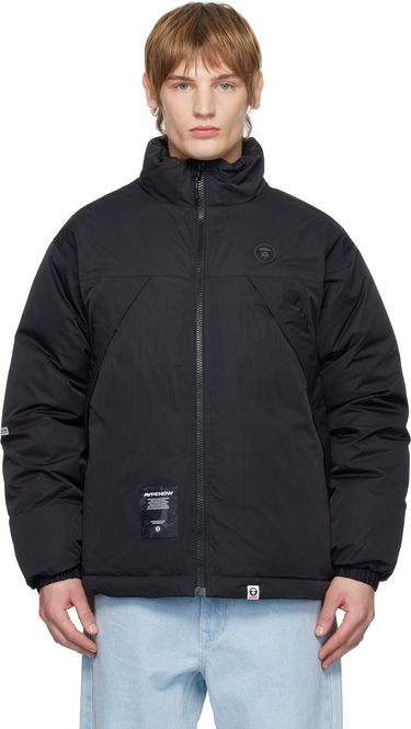 Pufferjacka AAPE by A Bathing Ape AAPE by A Bathing Ape 'AAPE NOW' Down Jacket Svart | AAPDNM7655XXNBKX, 0