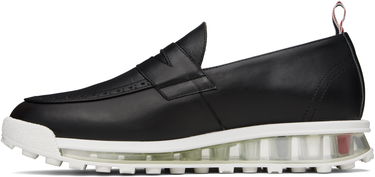 Sneakers och skor Thom Browne Thom Browne Clear Tech Runner Sole Penny Loafers Svart | MFE008B-05584, 2