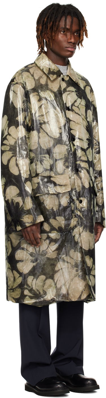 Regnrock Dries Van Noten Dries Van Noten Loose Fit Mac Coat Flerfärgad | 251-020222-1102, 1