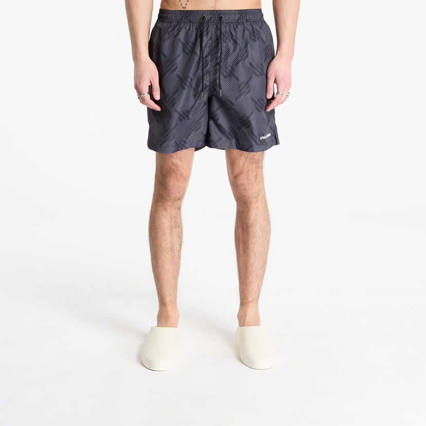 Badkläder DAILY PAPER Daily Paper Dotted Monogram Swim Shorts Svart | 2511159
