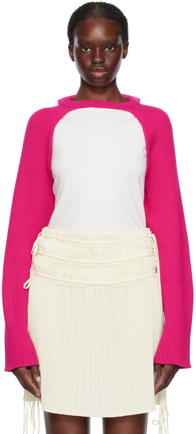 Sweater Helmut Lang Rib Sweater Rosa | O01HW722