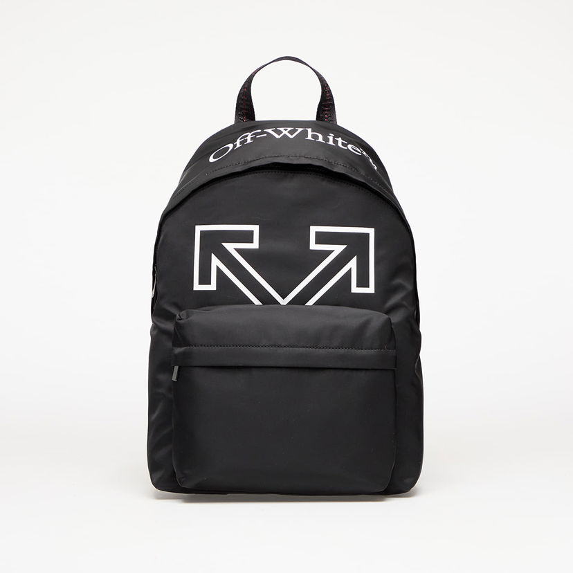 Ryggsäck Off-White Black Heritage Backpack with Logo Svart | OMNB123C99FAB0011001