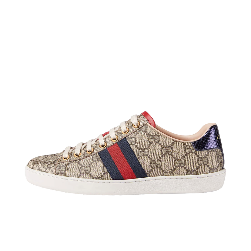 Sneakers och skor Gucci Ace 'GG Supreme Navy' (W) Beige | 499410 K2LH0 9768/499410 96G50 9768
