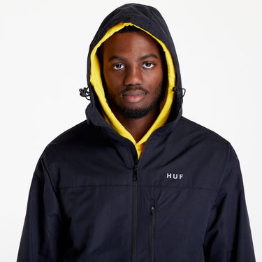 Vindjacka HUF Essentials Zip Standard Shell Svart | JK00350 BLACK, 4