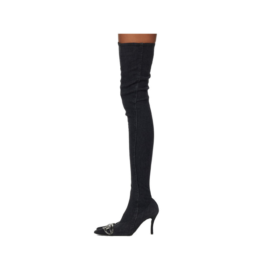 Sneakers och skor Diesel D-Venus Tbt D Boots "Black" Svart | Y03316 P6078