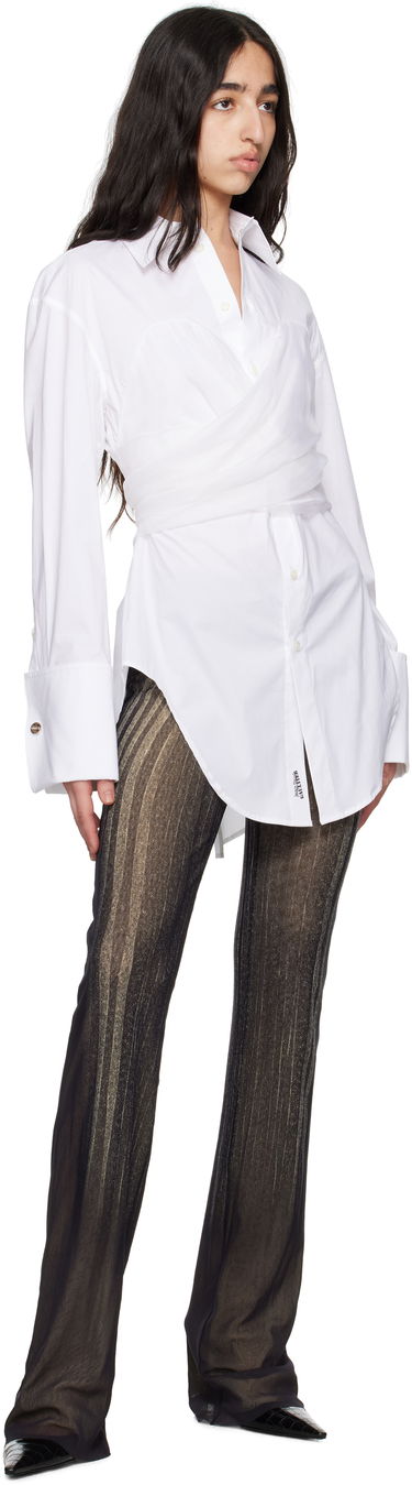 Skjorta Jean Paul Gaultier Jean Paul Gaultier Long Draped Shirt Vit | 25/34-F-CH082-C071-01, 3