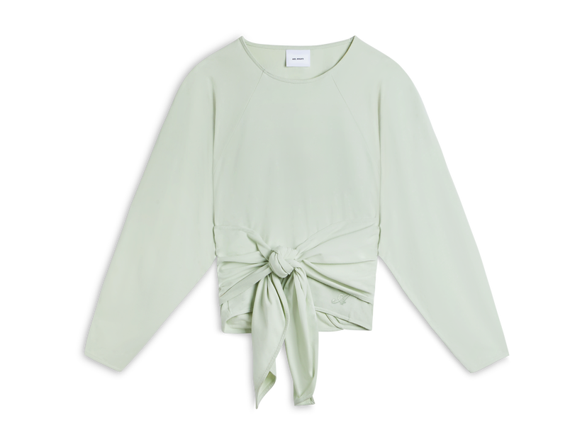 Sweatshirt AXEL ARIGATO Drape Tie-Front Grön | A2112002