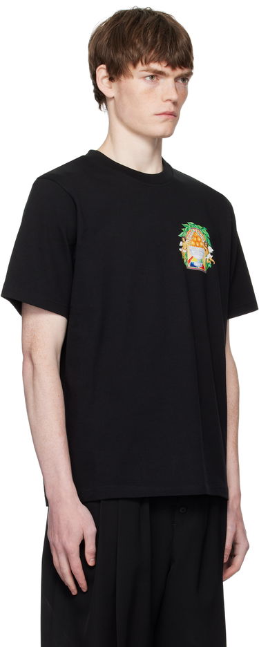 T-shirt Casablanca Casablanca Triomphe D'Orange Graphic T-Shirt Svart | MPF25-JTS-001-24-EX-FLANNELS, 1