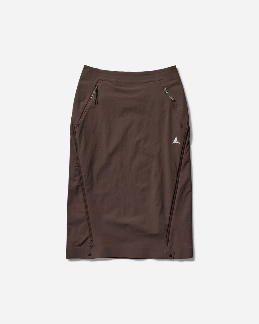Kjol ROA Y Zip Skirt Brun | RBWW019FA10 BRW0003
