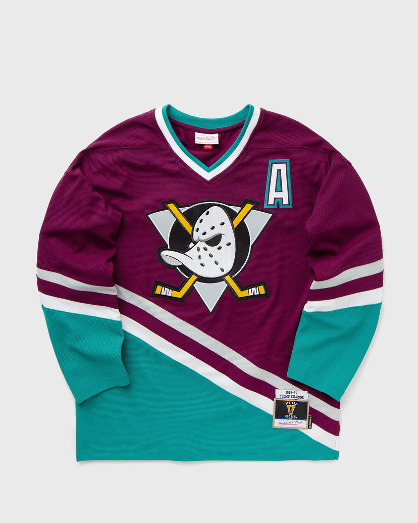 Jersey Mitchell & Ness Anaheim Ducks 1996 Selanne Jersey Grön | JY9016-ADUPURP