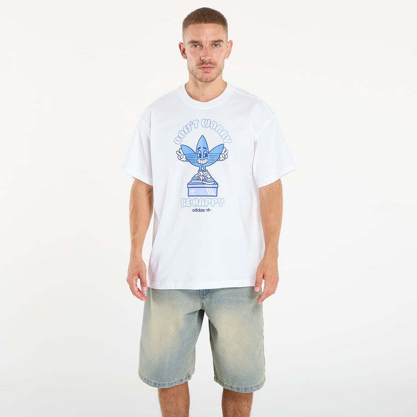 T-shirt adidas Originals adidas Treffy Smile Graphic T-Shirt Vit | KT2971