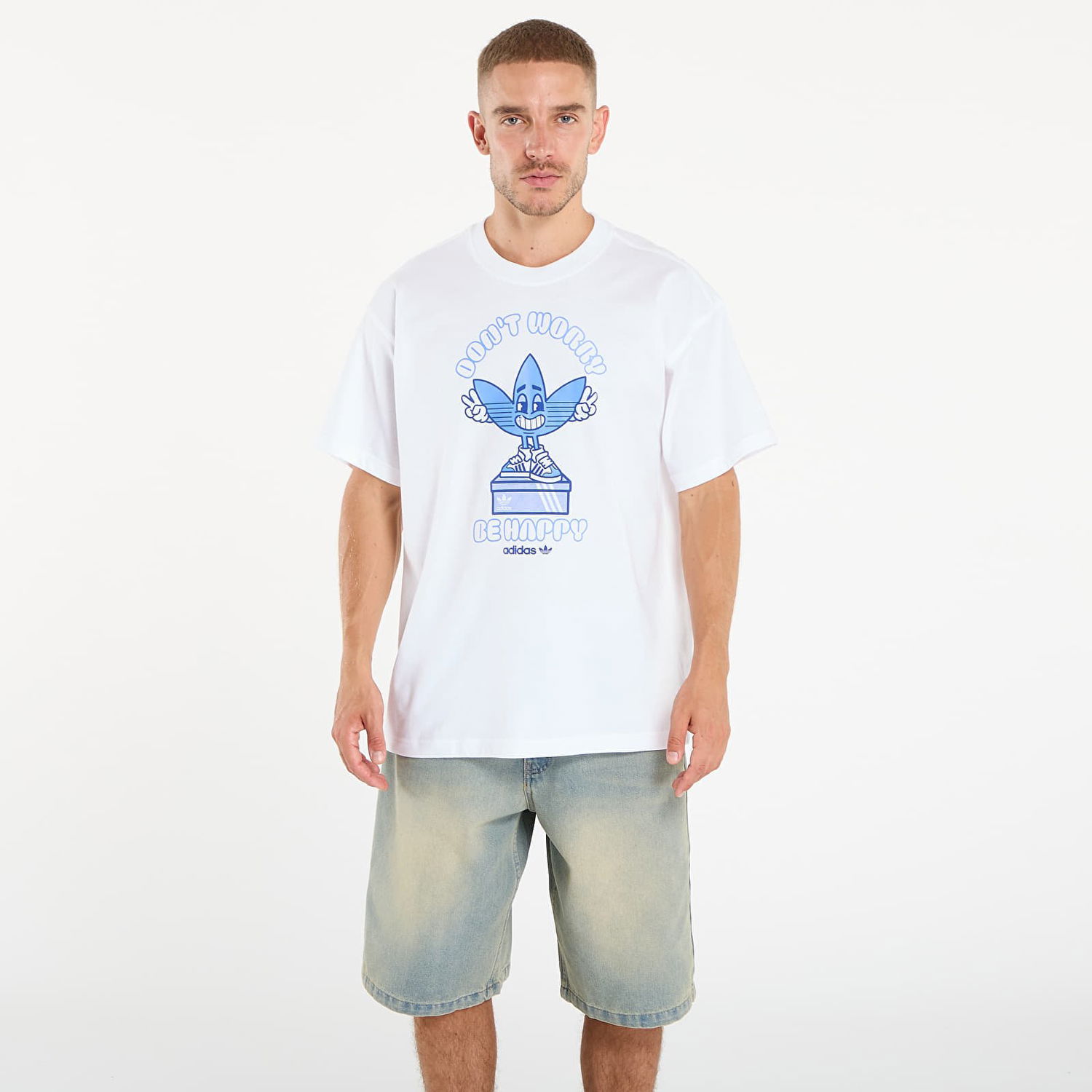 T-shirt adidas Originals adidas Treffy Smile Graphic T-Shirt Vit | KT2971, 0