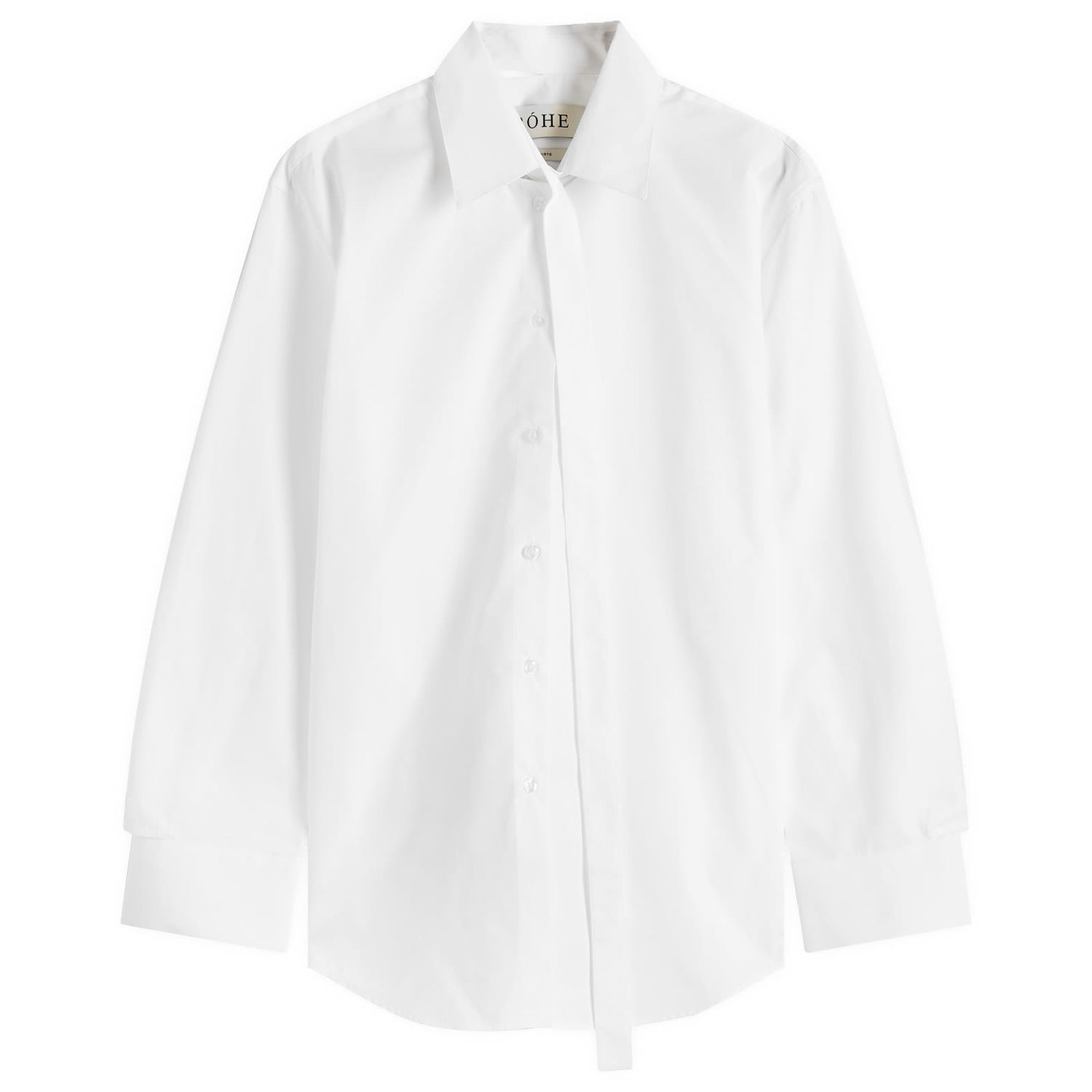 Skjorta Róhe Deconstructed Cotton Shirt Vit | 414-19-068, 0