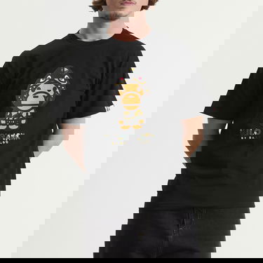 T-shirt BAPE 1st Camo Milo Shark T-Shirt Svart | 002TEL801004M-BYE, 2