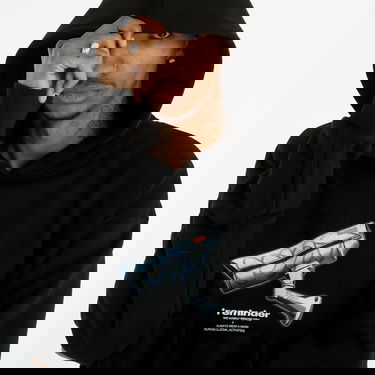 Sweatshirt Urban Classics CCTV Ultraheavy Oversize Hoodie Svart | MT2538-00007, 3