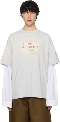 Acne Studios Layered Print T-Shirt
