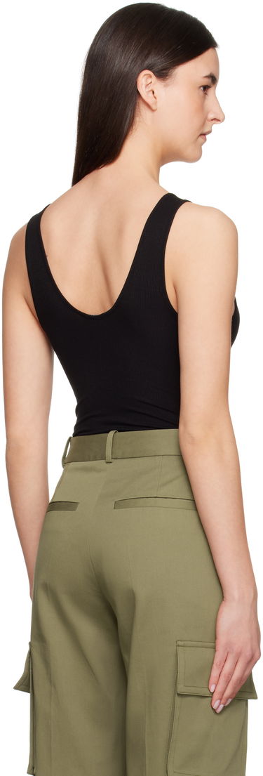 Linne Anine Bing ANINE BING Ginny Ribbed Tank Bodysuit Svart | A-08-10672-BLK26, 2