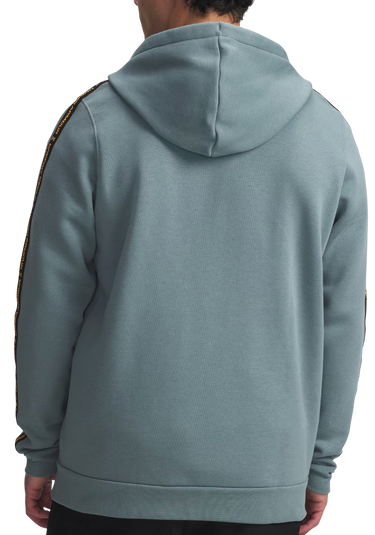 Sweatshirt Under Armour Icon Fleece Full Zip Hoodie with Taping Turkos | 1390298-587, 1