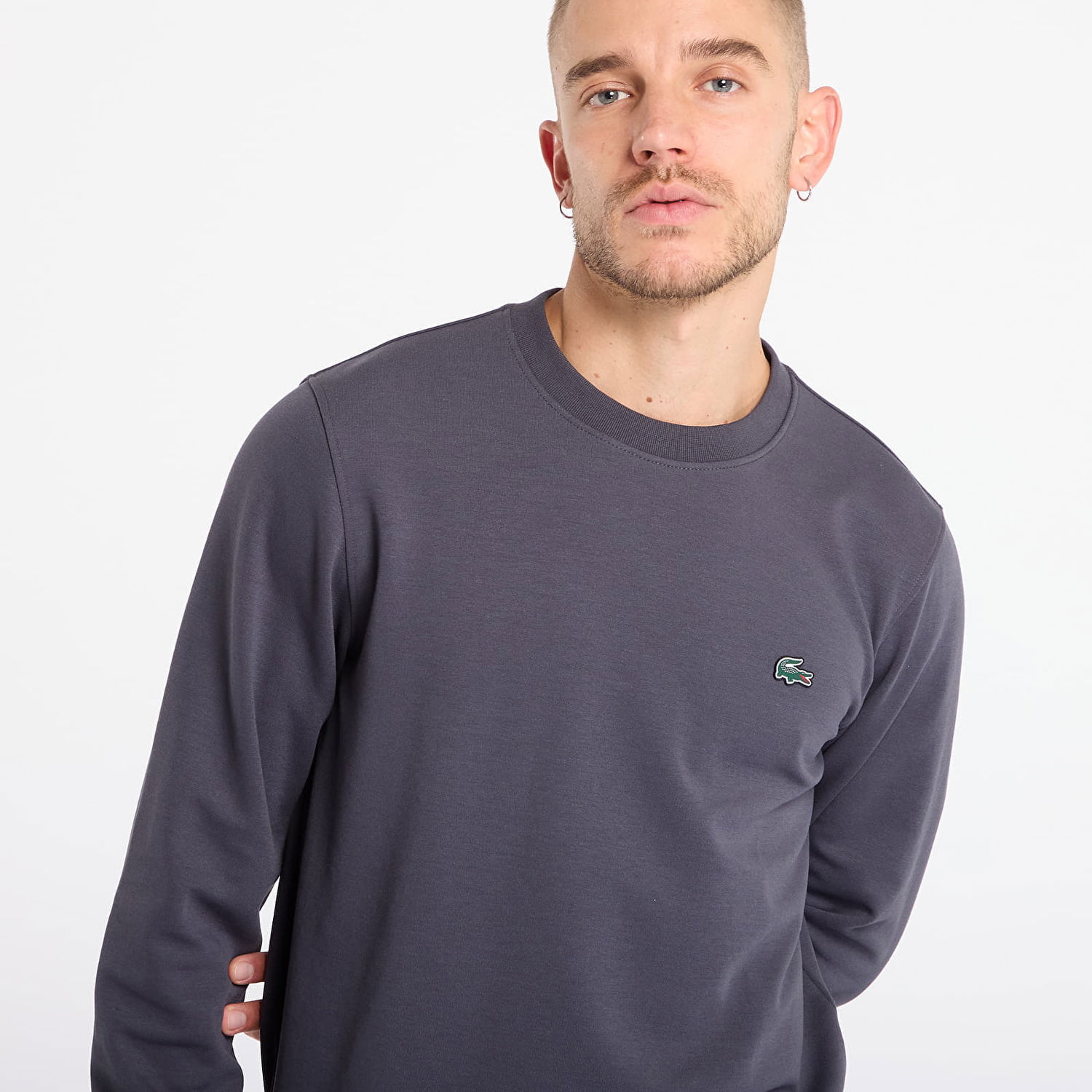 Sweatshirt Lacoste Classic Crewneck Sweatshirt XL Grå | SH5127 S5T, 1