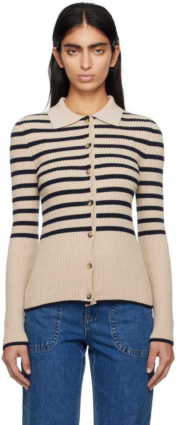 Sweater A.P.C. Mallory Cardigan Beige | WSAAZ-F22251, 0
