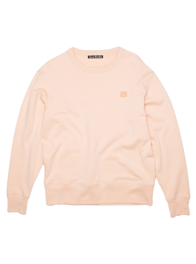 Sweater Acne Studios Face Patch Crewneck Rosa | FA-UX-SWEA000089