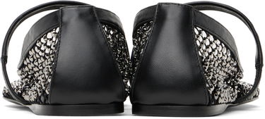 Sneakers och skor Marni Marni Mesh Mary Jane Ballerina Flats Svart | MJMS007700 P6394, 1